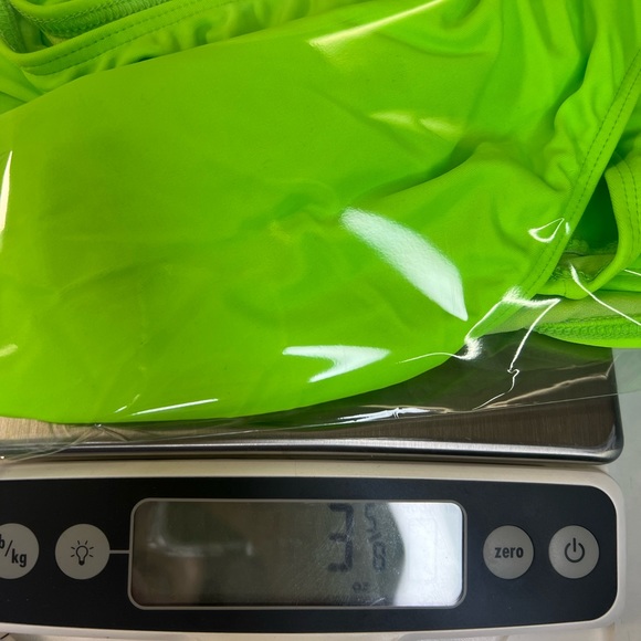 Breeza Maillot One Piece Swimsuit in Lime Green New With Tags Size Small - Picture 8 of 10